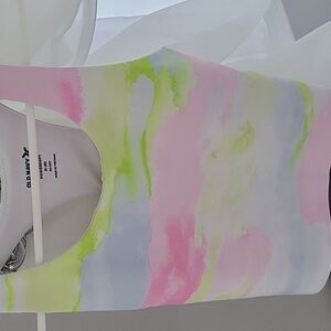 Girls - Athletic outfit- sports bra/tank and leggings - size 8